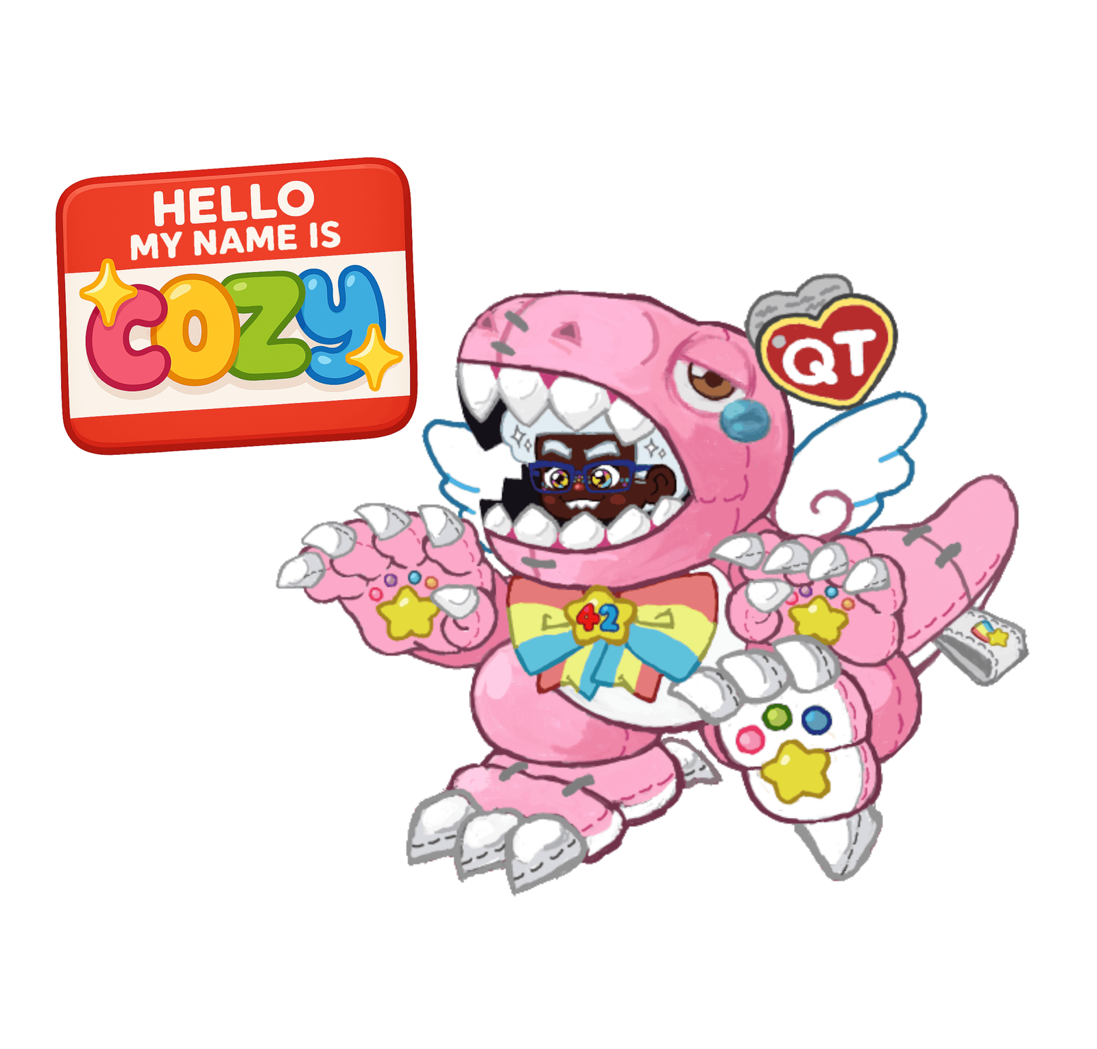 Cozy character art preview